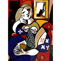 Kobieta z książką - Picasso